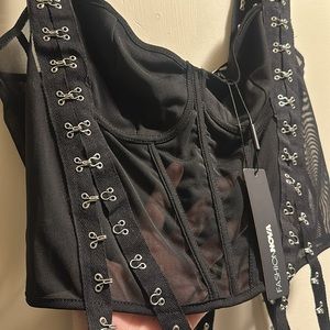 Fashionnova Black Corset Top
